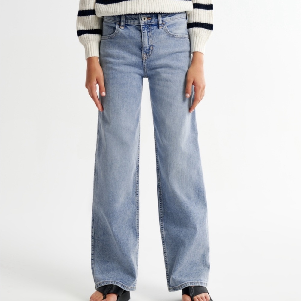 Abercrombie kids- high rise wide leg sz11/12